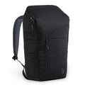 Stellesekk Pack N Walk 22 l i resirkulert polyester, sort forfra