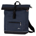 Stellesekk Space Bag Rolltop Navy Stripes med stellematte forfra