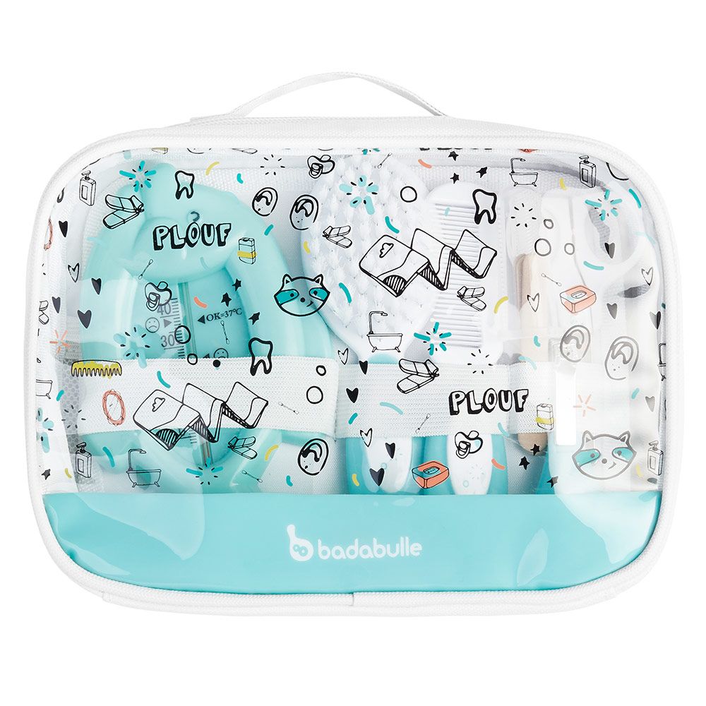 Stellesett for baby 11 deler Splash med veske montert og klart til bruk