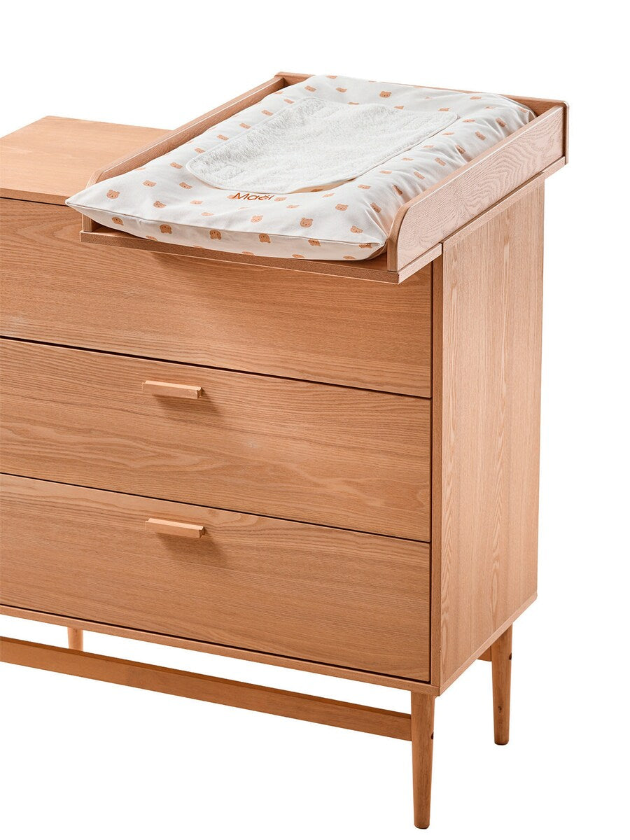 Stelletopp for kommoder med 42 cm og 52 cm dybde, MDF sideprofil