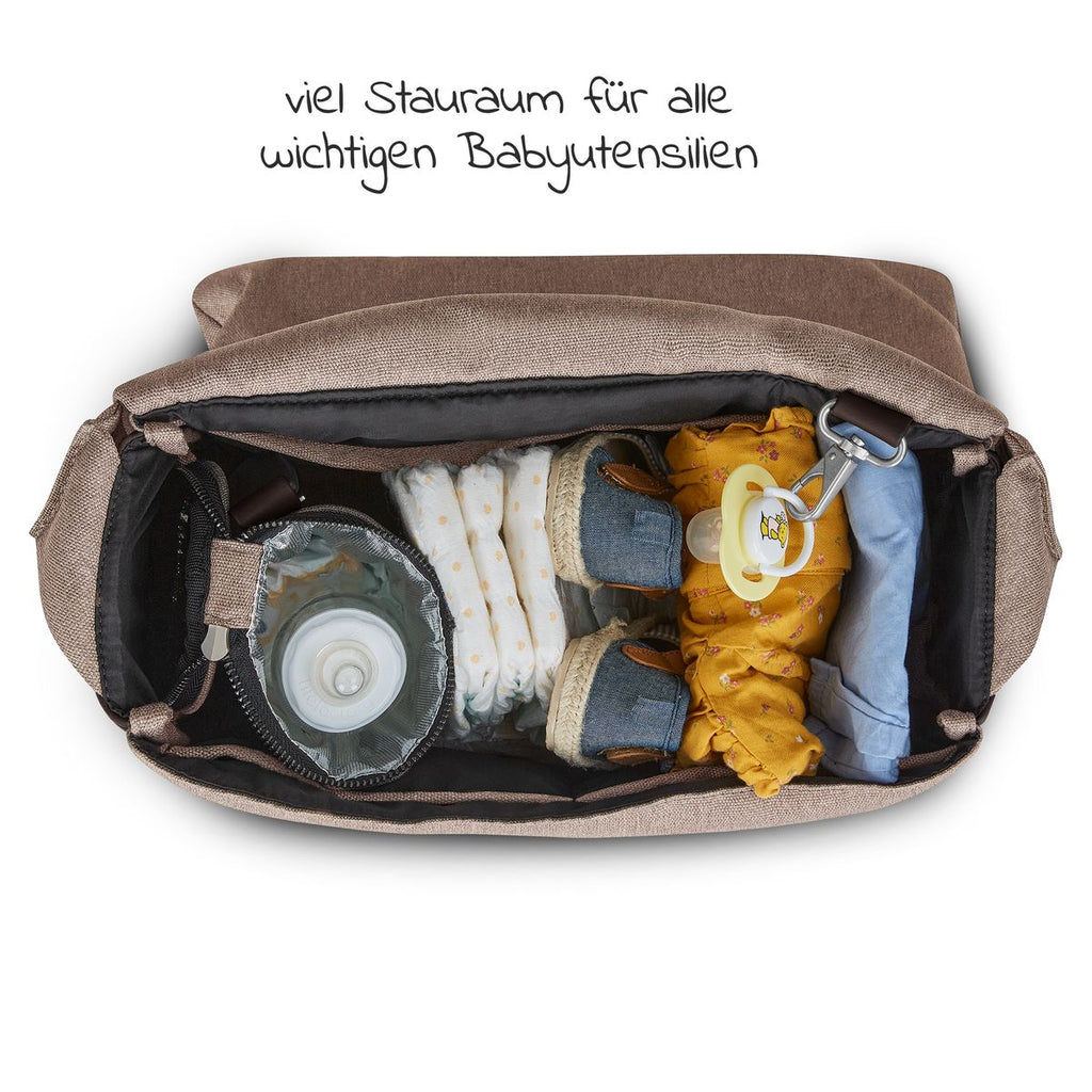Bakside av stelleveske Urban Pure Edition med stellematte, Grain