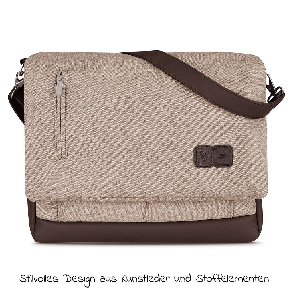 Montering av stelleveske Urban Pure Edition med stellematte, Grain på barnevogn