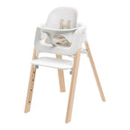 Steps barnestol med babysett i bambus bakside