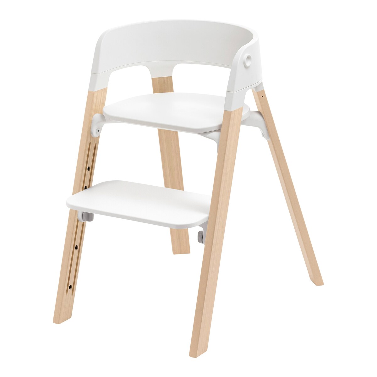 Steps barnestol med babysett i bambus fra 6 mnd - Stokke