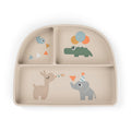 Stick&Stay tallerken med inndeling silikon Celebration sand for barn