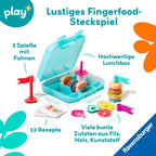 Stikke- og lekesett med fingermat og matboks bakside