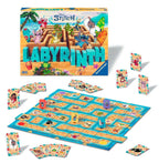 Detalj av spillbrett og kort i Stitch Labyrinth