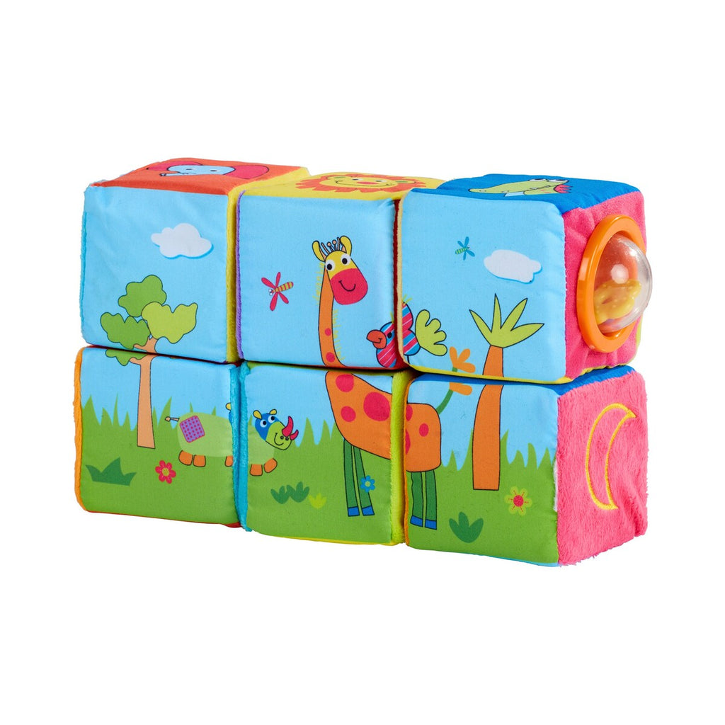 Stoffterninger 6-pack med speil og kuleleke bakside