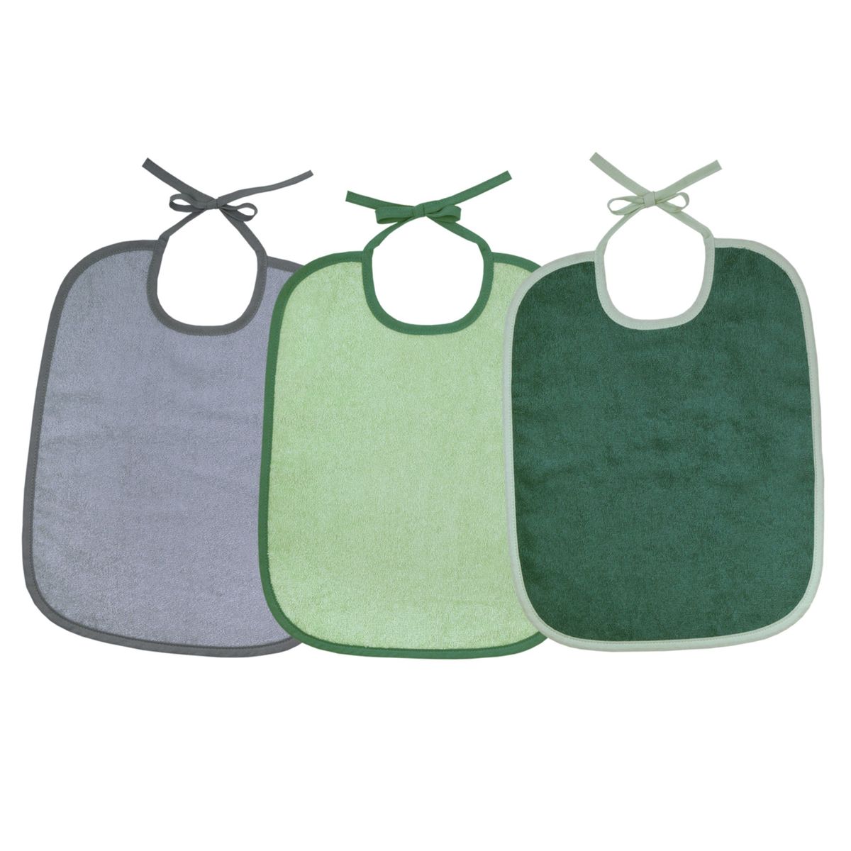 Store smekker med knyttebånd 3-pakk 32 x 40 cm - Wörner forfra