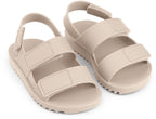 Strandsandaler Bre str. 20 sandy, ftalatfri PVC forfra
