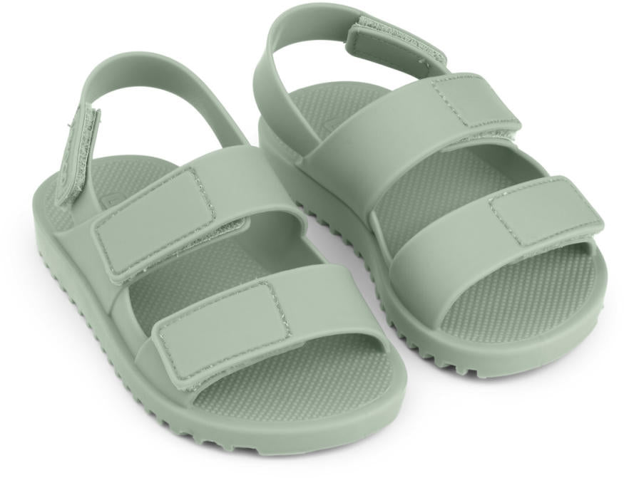 Strandsandaler Joy str. 19 peppermint PVC forfra