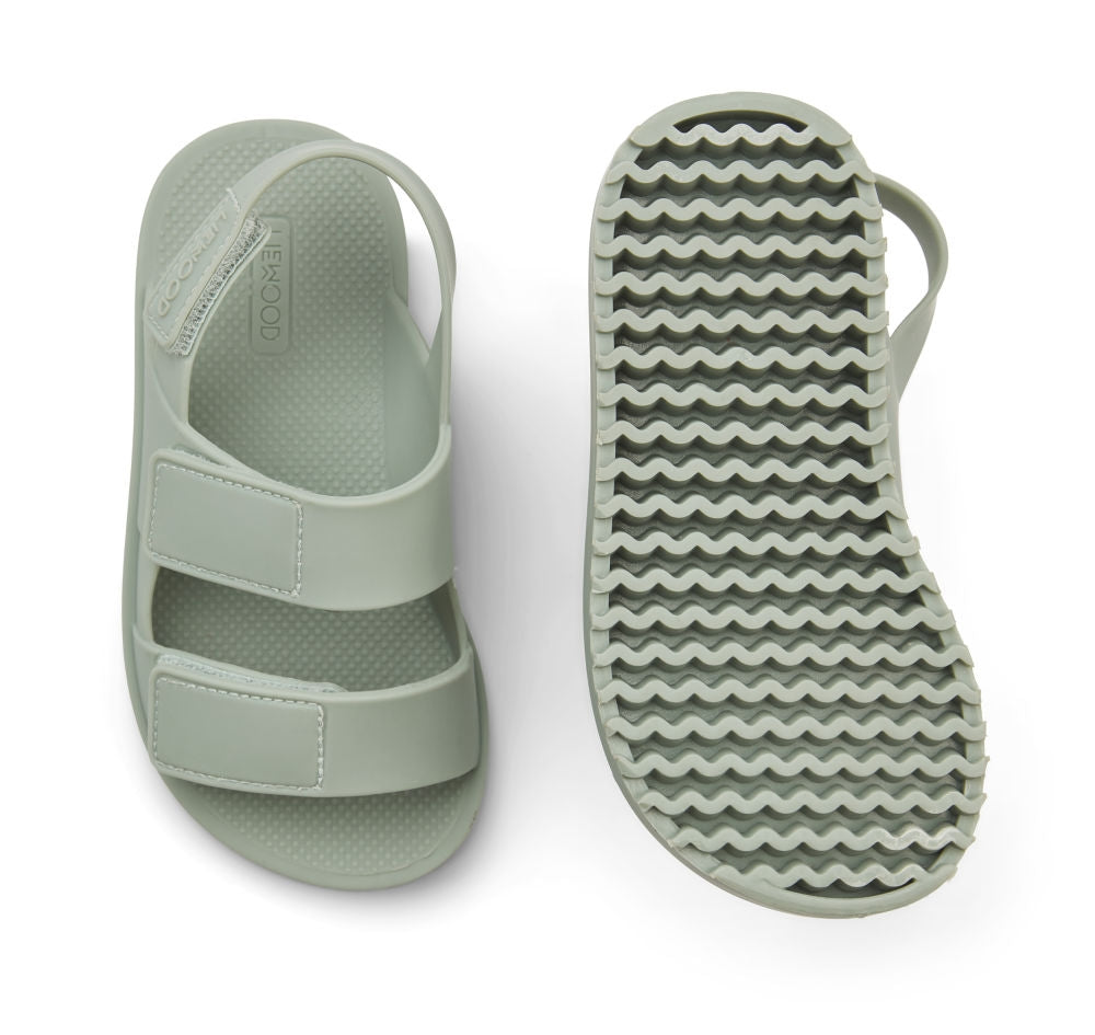 Strandsandaler Joy str. 20 peppermint PVC bakside