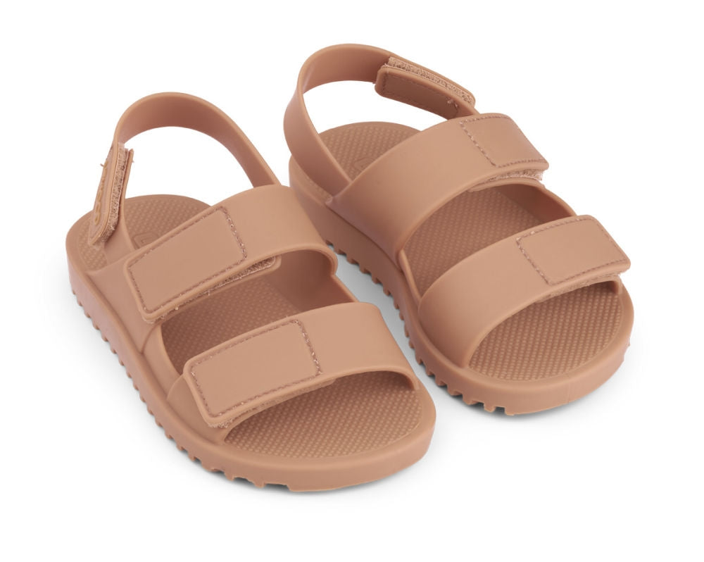 Strandsandaler Joy str 20 tuscany rose PVC forfra