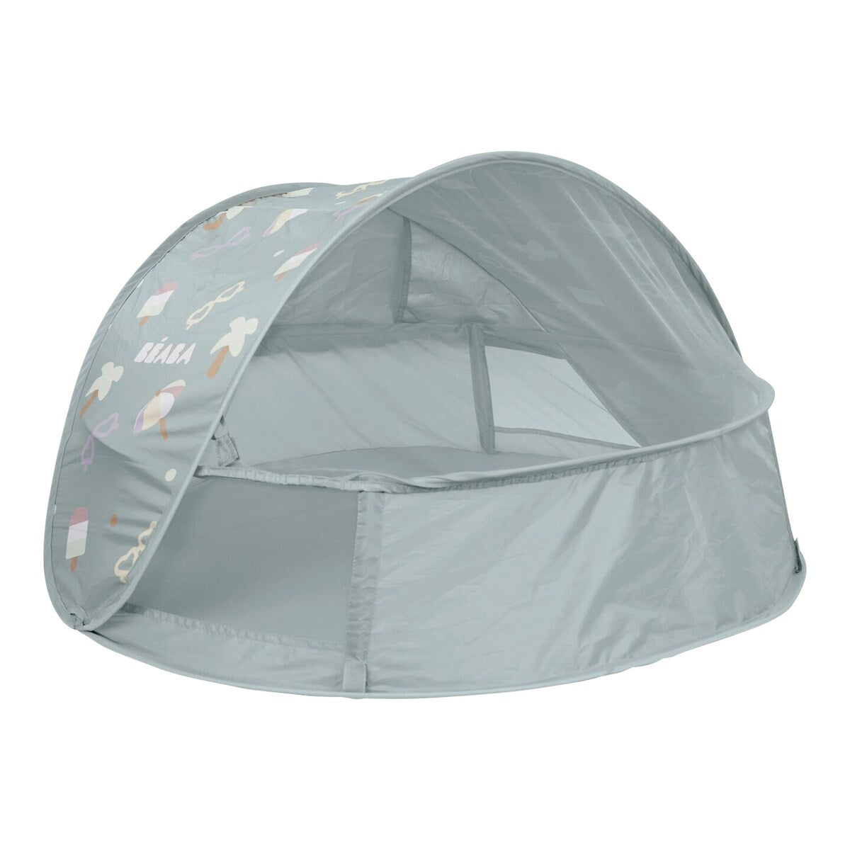 Strandtelt Breezynest med UV-beskyttelse 50+ front