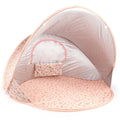 Strandtelt pop-up Dreamy Flowers med UV-beskyttelse 40+ forfra