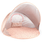 Strandtelt pop-up Dreamy Flowers med UV-beskyttelse 40+ forfra