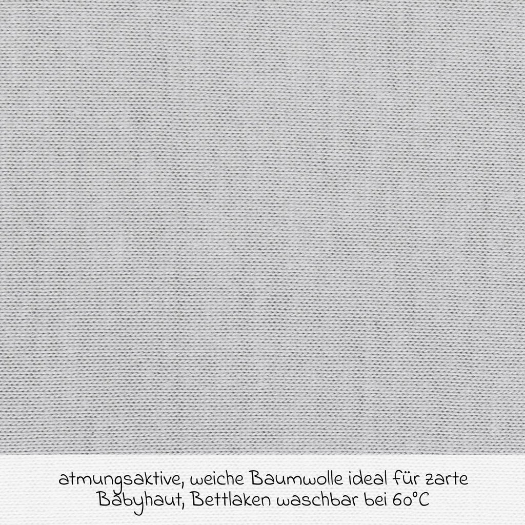 Stretchlaken 2-pack jersey til Original 89 x 50 cm lysegrå pakket i 2-pakning