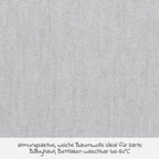 Stretchlaken 2-pack jersey til Original 89 x 50 cm lysegrå pakket i 2-pakning