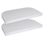 Stretchlaken 2-pack jersey til Original 89 x 50 cm lysegrå forfra