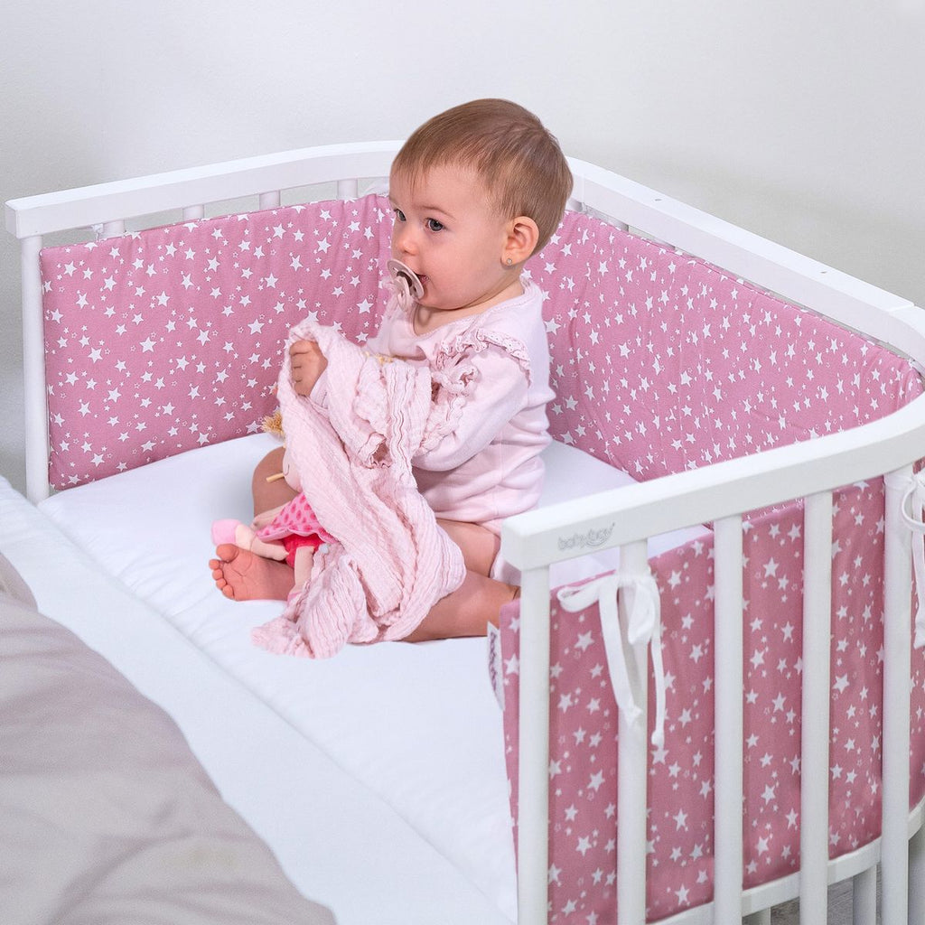 Stretchlaken 2-pack i jersey til sideseng 89 x 50 cm hvit Babybay pakket