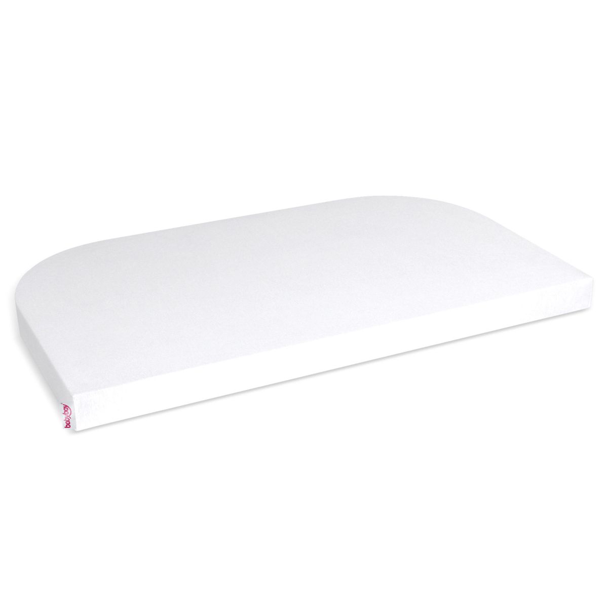 Stretchlaken 2-pack i jersey til sideseng 89 x 50 cm hvit Babybay på madrass