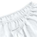 Stretchlaken 3-pk for små madrasser 40 x 90 cm hvit - LaLoona sideprofil