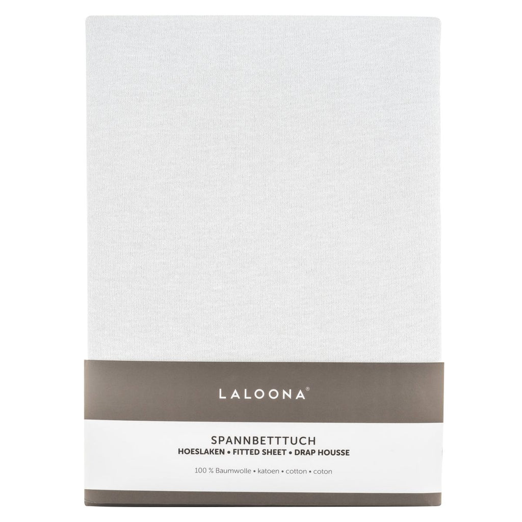 Pakket sett med Stretchlaken 3-pk for små madrasser 40 x 90 cm hvit - LaLoona