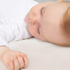 Stretchlaken 70x140 cm og 60x120 cm safe asleep jersey montert på madrass