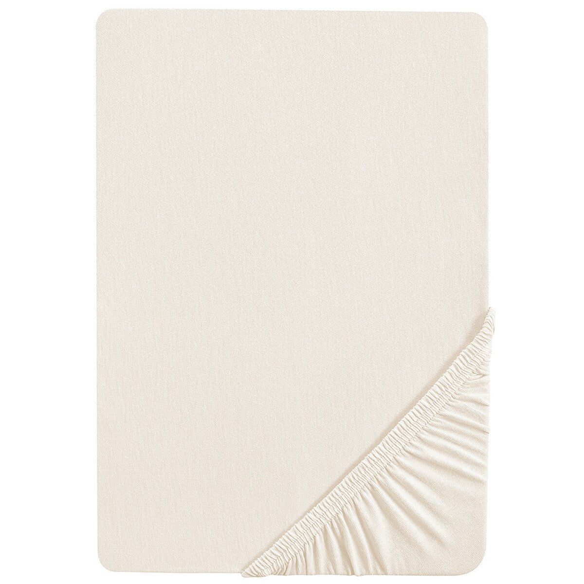 Stretchlaken 70x140 cm og 60x120 cm safe asleep jersey i bruk på barneseng