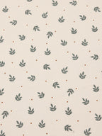 Detaljbilde av Stretchlaken barn Retro Flowers resirkulert bomull