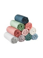 Stretchlaken for barneseng 90x140 cm bomull ensfarget bakside