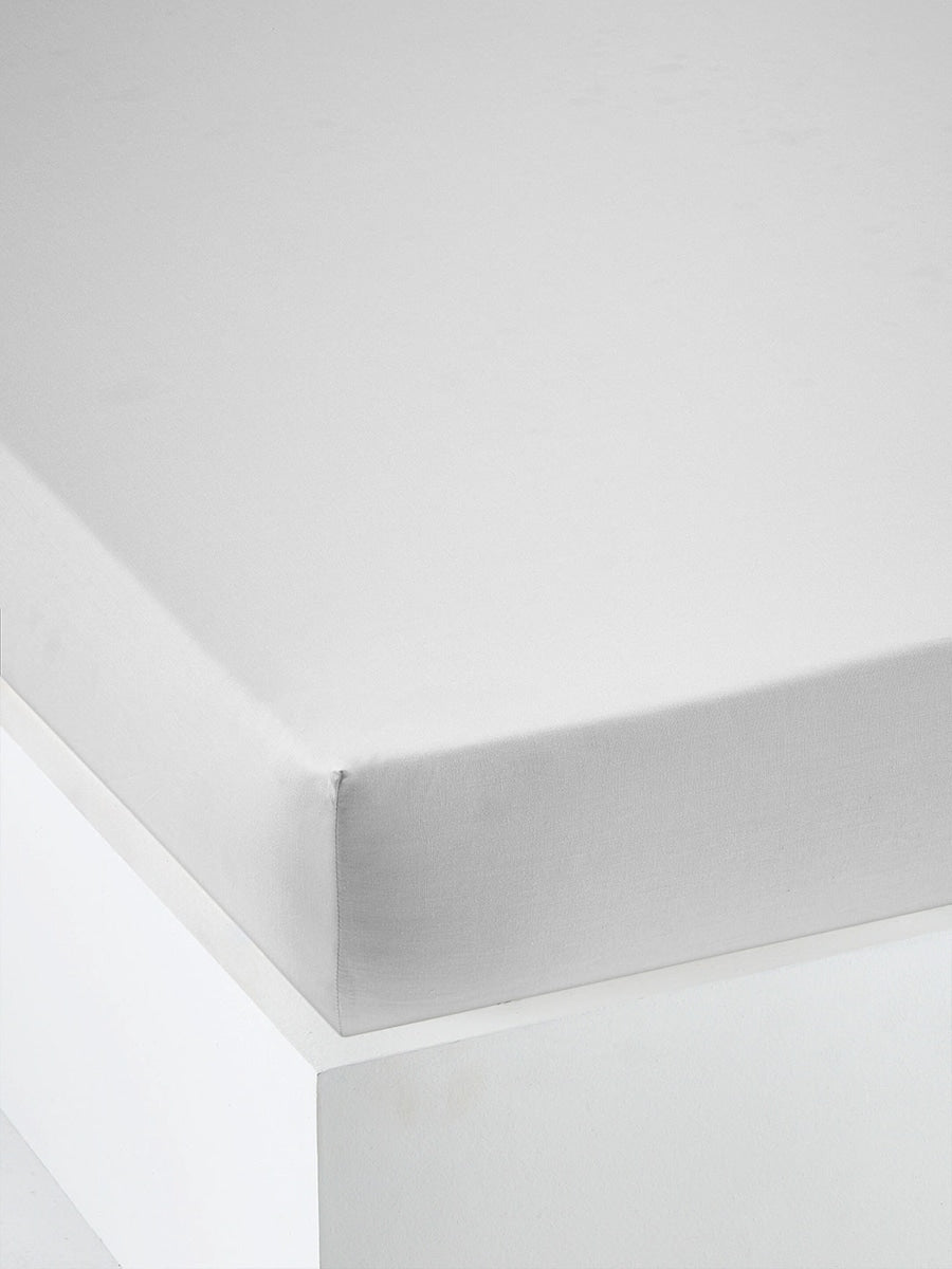 Stretchlaken for barneseng 90x140 cm bomull ensfarget sammenbrettet