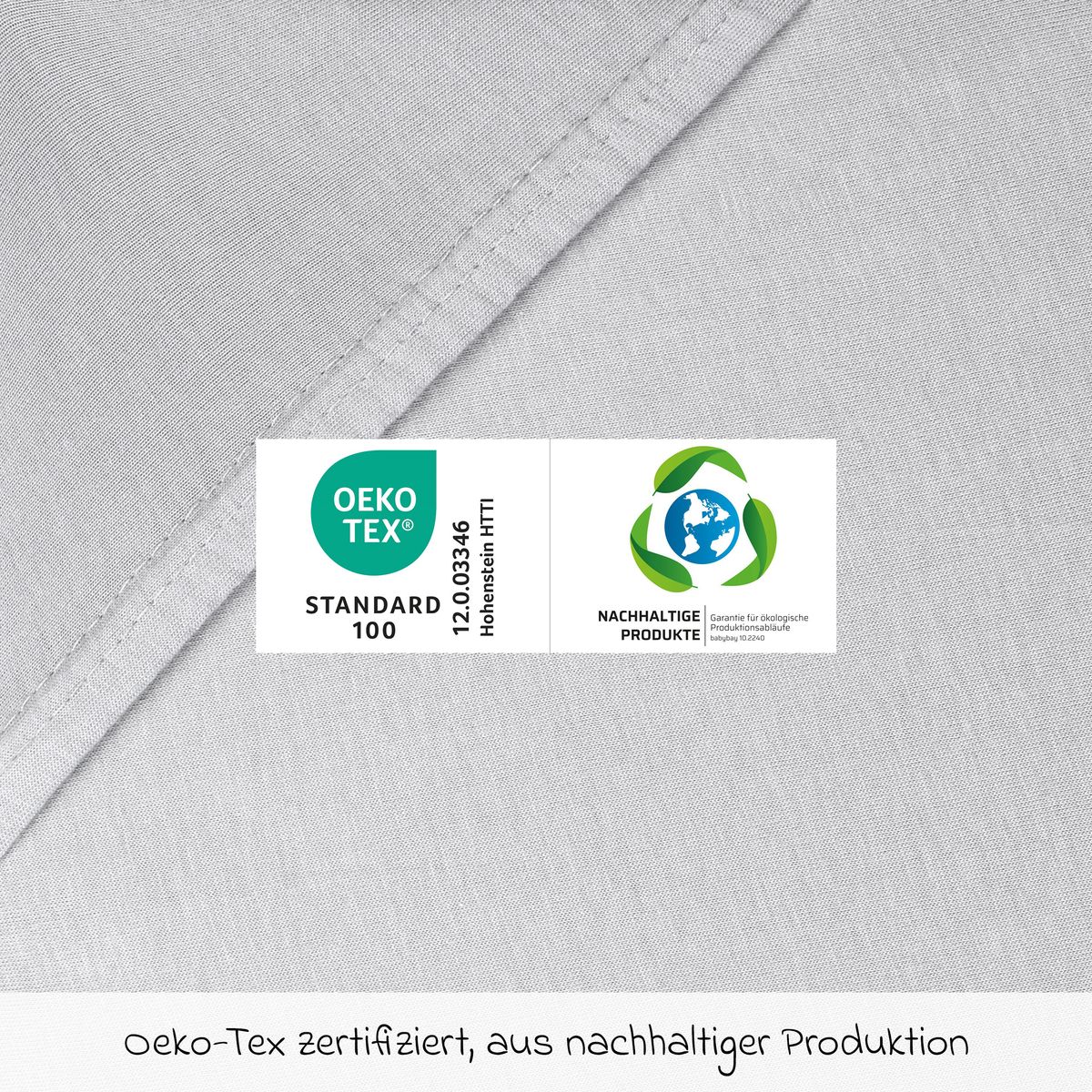 Stretchlaken Deluxe jersey til sideseng 89 x 50 cm Babybay sammenlignet med madrass