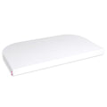 Stretchlaken Deluxe jersey til Boxspring XXL 89 x 50 cm hvit - forfra