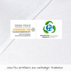 Stretchlaken Deluxe jersey til Boxspring XXL 89 x 50 cm hvit - logo Babybay