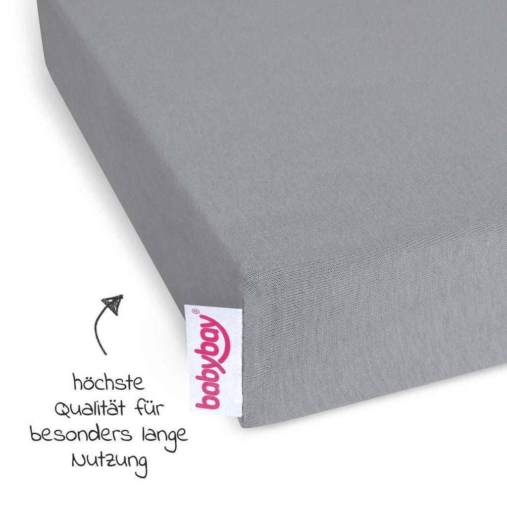Stretchlaken Deluxe i jersey for sidoseng Original 43 x 81 cm - Babybay