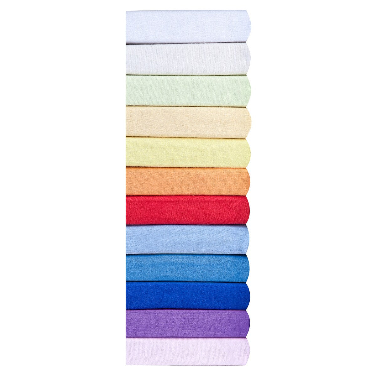 Farger av Stretchlaken i flanell bomull 60x120–70x140 cm i grønn