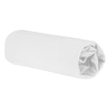 Stretchlaken jersey 45x90 og 40x90 cm safe asleep hvit forfra