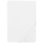 Montert Stretchlaken jersey 45x90 og 40x90 cm safe asleep hvit på madrass