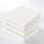 Stretchlaken jersey 45x90 og 40x90 cm safe asleep hvit i bruk