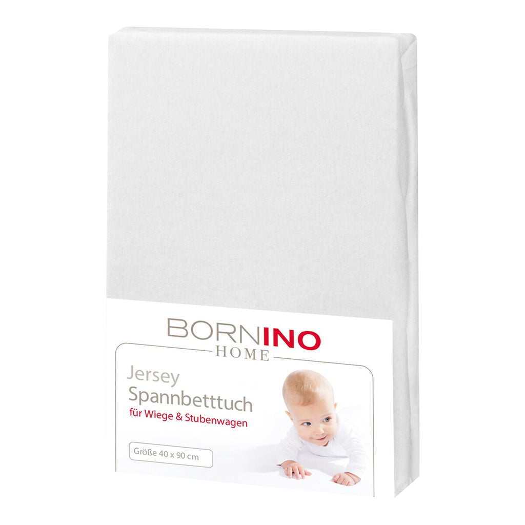 Stretchlaken i jersey bomull 40x90 cm for vugge forfra