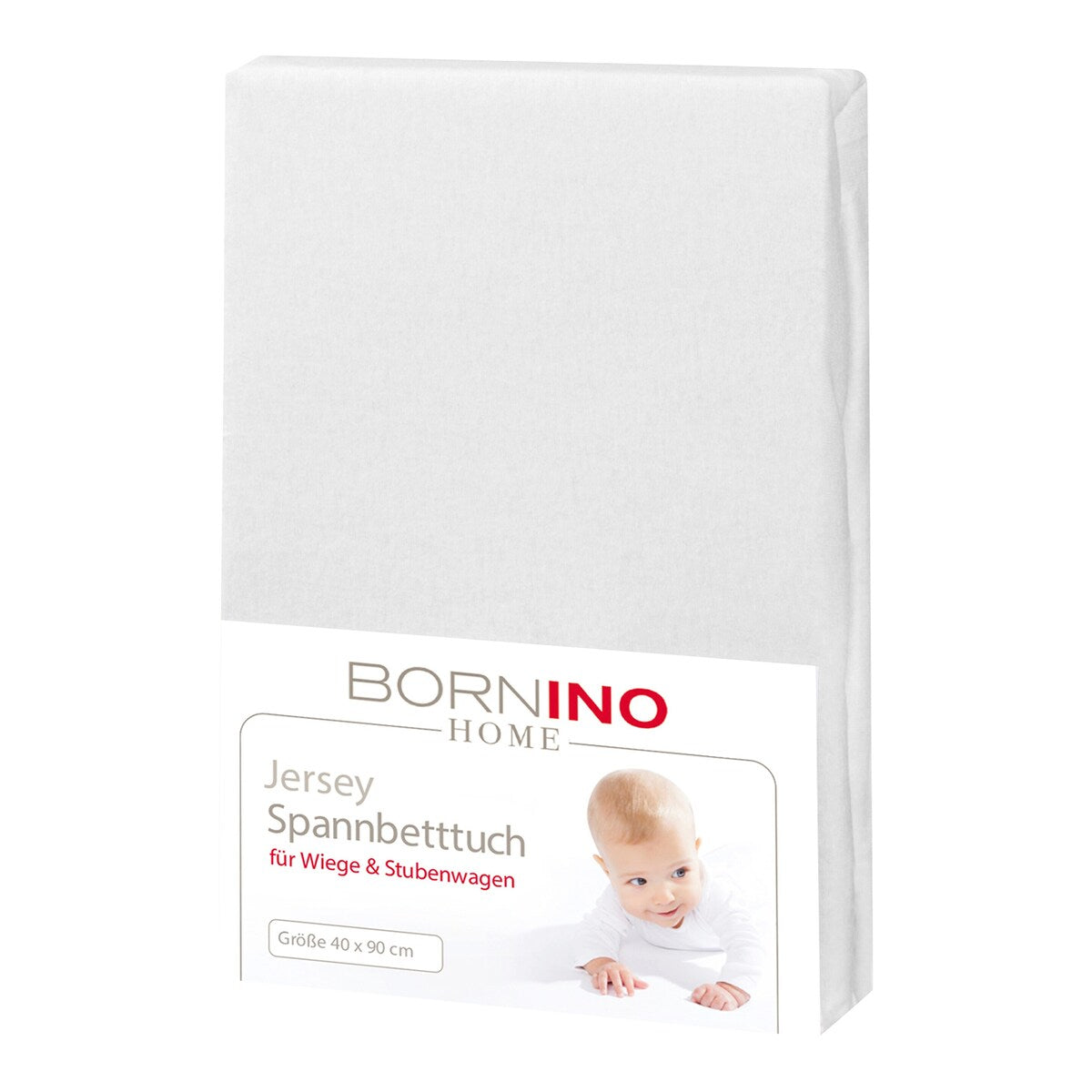 Stretchlaken i jersey bomull 40x90 cm for vugge forfra