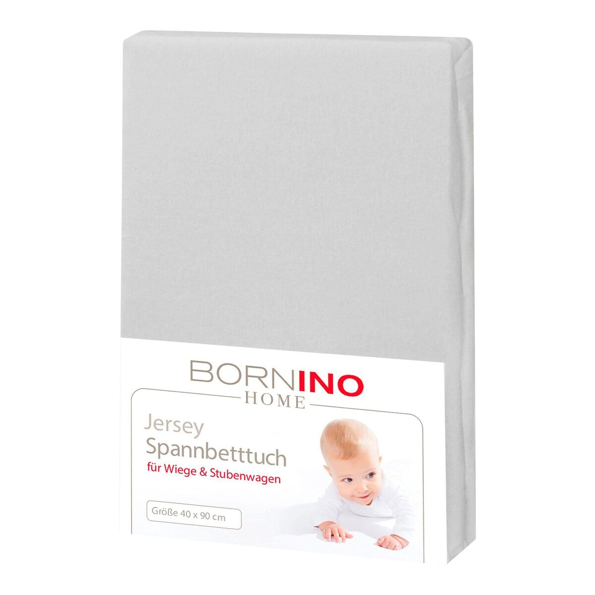 Stretchlaken i jersey bomull 40x90 cm for vugge bakside