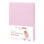 Montert Stretchlaken i jersey bomull 60x120–70x140 cm på barnemadrass