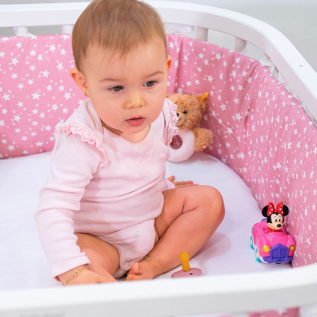 Stretchlaken i jersey bomull 89x50 cm for bedside crib - babybay