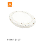 Stretchlaken Sleepi Mini perkal bomull Stokke bakside