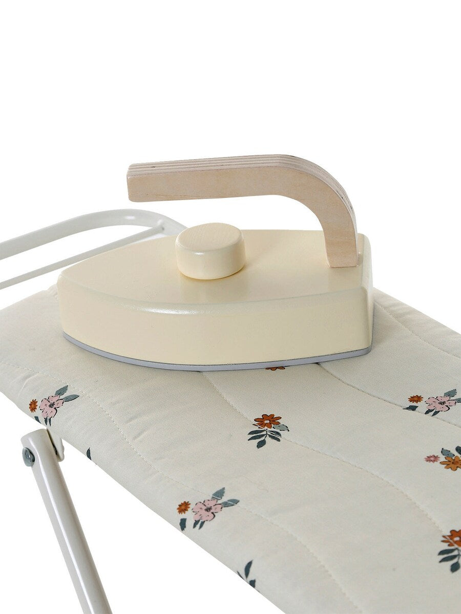 Bakside av Strykebrett med strykejern Retro Flower for barn