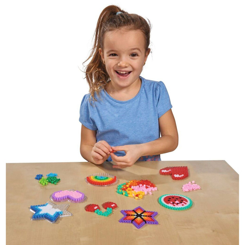 Strykeperlepenn med 5000 perler og 5 mønsterplater bakside