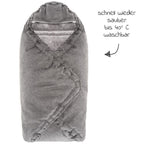 Svøpeteppe Deluxe til bilstol og bærebag i termofleece bakside