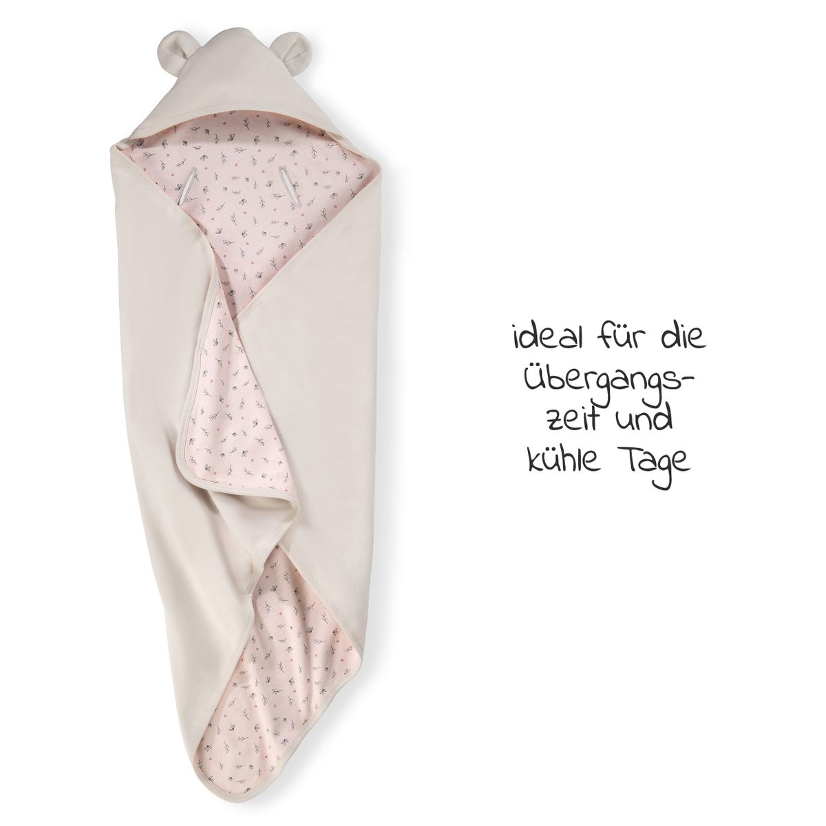 Bakside av Svøpeteppe med hette Snuggle N Dream Hauck